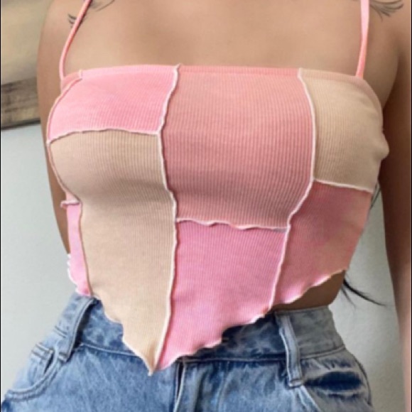 Patchwork Croptop - Picture 1 of 2